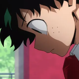 🥦 Izuku Midoriya My Hero Academia anime, manga, my hero academia, izuku midoriya, deku, hero telegram sticker