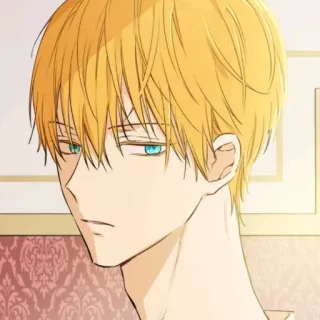 💀 Anime, Manga, Potret, Rambut pirang, Karakter telegram sticker