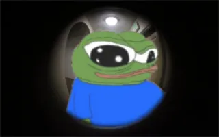 🚪 Pepe the Frog pepe, rana, meme, meme de internet, dibujo animado telegram sticker