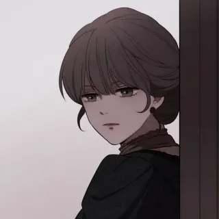 🩺 woman, portrait, anime, girl, illustration whatsapp sticker