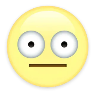 😐 emoji, expressionless, face, neutral, sticker telegram sticker