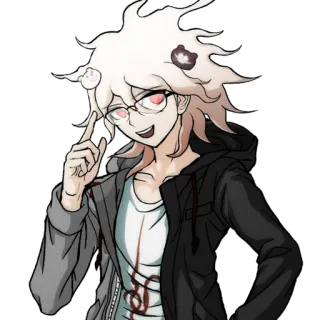 😌 Nagito Komaeda Danganronpa anime, character, Danganronpa, Nagito Komaeda, manga telegram sticker