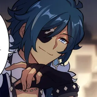 🙂 Kaeya Genshin Impact Anime, Juego, Genshin Impact, Kaeya, Personaje telegram sticker