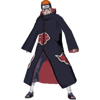 🥵 Pain Naruto อนิเมะ, ตัวละคร, ปีศาจ, แสงอุษา whatsapp sticker