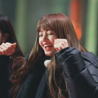 🐈 Lisa kpop, เพลง, นักร้อง, คนดัง, ผู้หญิง, มีความสุข telegram sticker