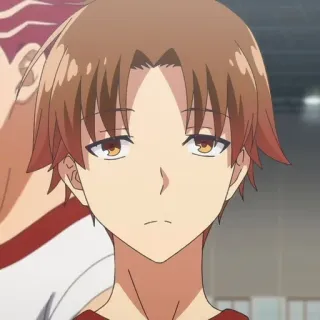 ⭐ Ayanokoji Kiyotaka Classroom of the Elite Anime, Sekolah, Kelas, Elite, Anak laki-laki telegram sticker