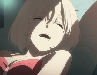 π Anime, Personaggio, Ragazza, Dormire, Riposo, Rilassato whatsapp sticker