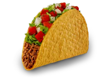 🌮 Taco, Mexicaans eten, Eten, Tortilla telegram sticker