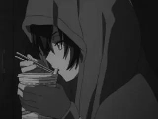 🩸 Anime, Ramen, Makan, Hoodie, Manga, Mie telegram sticker