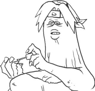 Sasuke vs Sakura telegram stickers