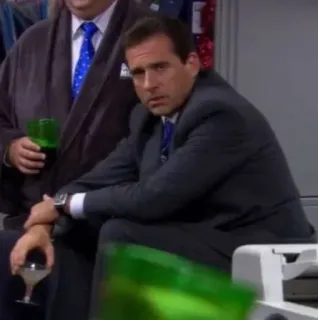 🗞 Michael Scott The Office michael scott, the office, serie, comedy, trinken telegram sticker