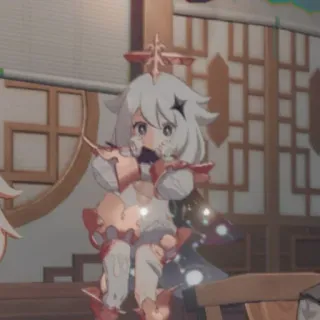 💫 Paimon Genshin Impact Paimon, Genshin Impact, Anime, Spiel, Charakter, Süß whatsapp sticker