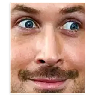 😒 Gesicht, Augen, Meme, Ausdruck, Lustig telegram sticker