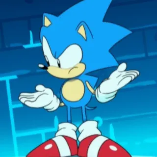 🐿 Sonic sonic the hedgehog, cartoon, videospielcharakter, fragend, verwirrt whatsapp sticker