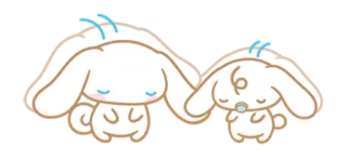 🙂 Cinnamoroll Cinnamoroll, sanrio, kawaii, cute, sleeping telegram sticker