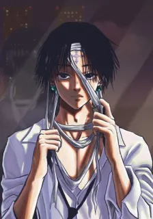 ❣️ Chrollo Lucilfer Hunter x Hunter Anime, Manga, Chrollo Lucilfer, Hunter x Hunter, Brigada Fantasma telegram sticker