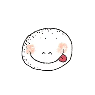 😝 милый, эмодзи, смешной, стикер, язык, румянец telegram sticker