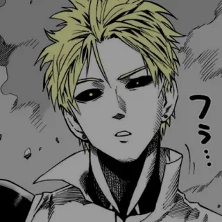 🥊 Genos One-Punch Man Anime, Manga, Cyborg, Bohater, Walka telegram sticker