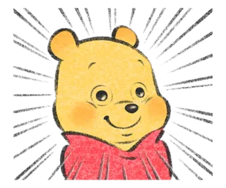🧁 Winnie the Pooh 위니 더 푸, 만화, 곰, 귀여운, 디즈니, 캐릭터 telegram sticker