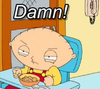 Stewie Feelings telegram stickers