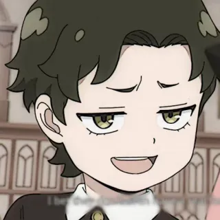 🌄 Damian Desmond Spy x Family Anime, Damian Desmond, Spy x Family, Karakter, angkuh telegram sticker