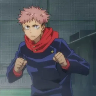 🍂 Yuji Itadori Jujutsu Kaisen Anime, Manga, Charakter, Jujutsu Kaisen, Yuji Itadori whatsapp sticker