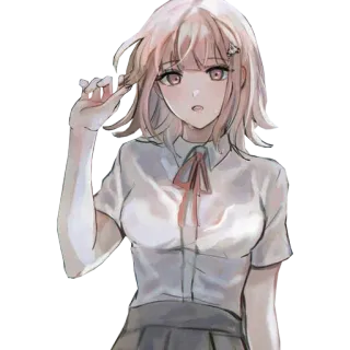 💦 anime, girl, school uniform, character telegram sticker