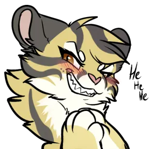 🤔 Katze, Cartoon, Tier, Sticker telegram sticker