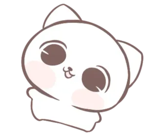 😃 แมว, น่ารัก, สติกเกอร์, สัตว์, การ์ตูน telegram sticker