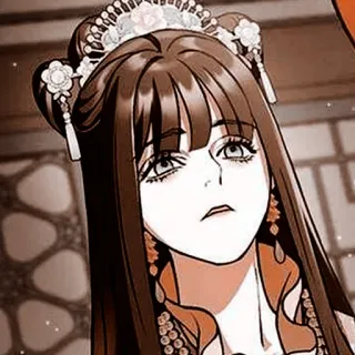 ☀️ mulher, personagem, roupa tradicional, brincos, histórico, anime whatsapp sticker