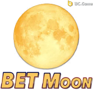 🌕 BET MOON luna, apuesta, juego, bc.game telegram sticker