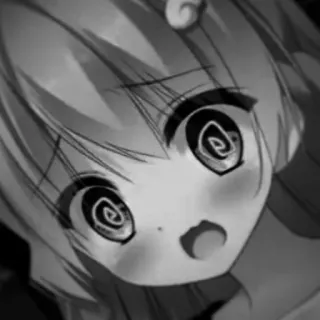 😳 Anime, Kreskówka, Manga, Naklejka whatsapp sticker