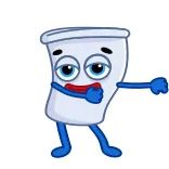 Cup man @TgEmojis telegram emojis 🥤