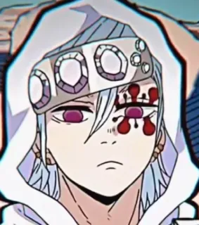 😒 Tengen Uzui Demon Slayer Anime, Demon Slayer, Tengen Uzui, Manga telegram sticker