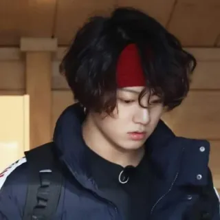 🧷 Jungkook jungkook, bts, kpop, cantante, coreano, diadema telegram sticker