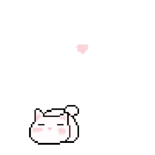 ☺️ white cat telegram sticker