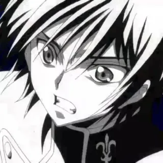 🧩 Lelouch Lamperouge Code Geass Аниме, Персонаж, Code Geass, Лелуш, Геральдическая лилия telegram sticker