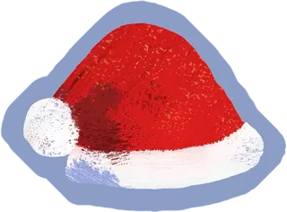 👌 christmas, santa hat, holiday, winter, festive, red, white telegram sticker