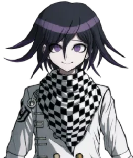 🙂 Kokichi Oma Danganronpa Anime, Personnage, Kokichi Oma, Danganronpa, Vilain, Chef suprême whatsapp sticker
