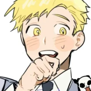 😅 Anime, Mangá, Personagem, Bonito, Alegre, Arte telegram sticker