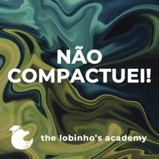 ⛱ NÃO COMPACTUEI! ข้อความ, ดิจิทัลอาร์ต, โปรตุเกส, สถาบัน, หมาป่า, สติกเกอร์ telegram sticker