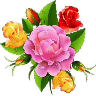 💐 flowers, roses, bouquet, nature, floral, plants, blooms telegram sticker
