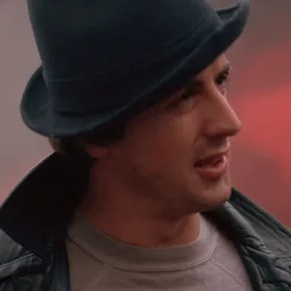 🥀 Rocky Balboa Rocky movie, boxer, sylvester stallone, hat telegram sticker