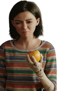😒 Alita Alita: Battle Angel Alita, Battle Angel, Cyborg, Anime, Mangá whatsapp sticker