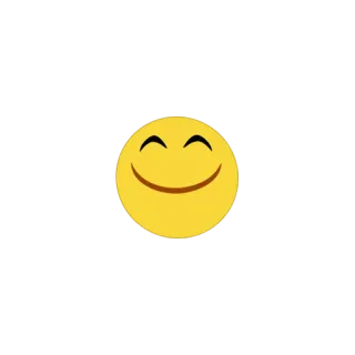 😊 emoji, smile, yellow, happy telegram sticker