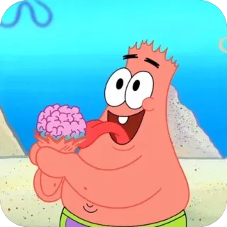 🫥 Patrick Star SpongeBob SquarePants telegram sticker