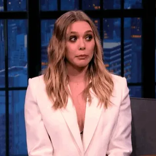 🥀 Elizabeth Olsen นักแสดง, คนดัง, ภาพเหมือน, ผู้หญิง telegram sticker