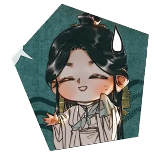 😅 Q版, 卡通, 可爱, 动漫 telegram sticker