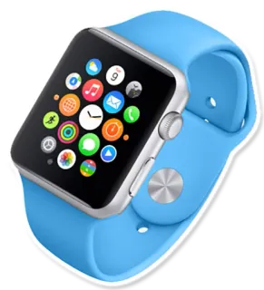 ⌚ apple watch, smartwatch, wearable technology, digital watch, tech gadget telegram sticker