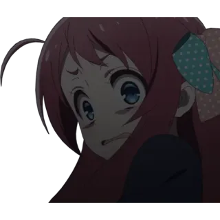 😱 Sakura Minamoto Zombie Land Saga Аниме, Зомби, Девушка, Милая, Сакура Минамото, Zombie Land Saga telegram sticker